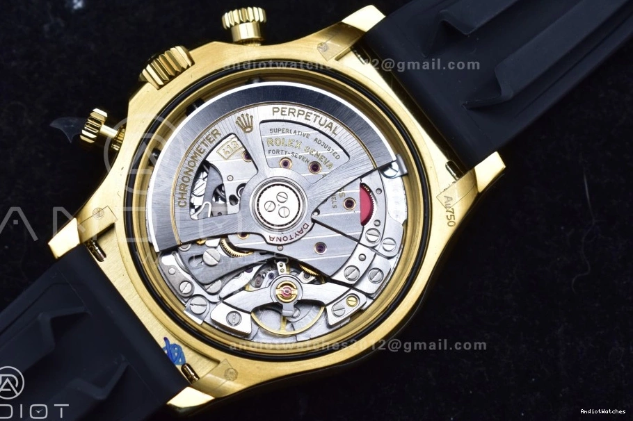 Dial V6 Sophisticated YG on QF 1:1 Black 126518 807 Edition Daytona (Weighted) Best Strap SH4131 Oysterflex 0414